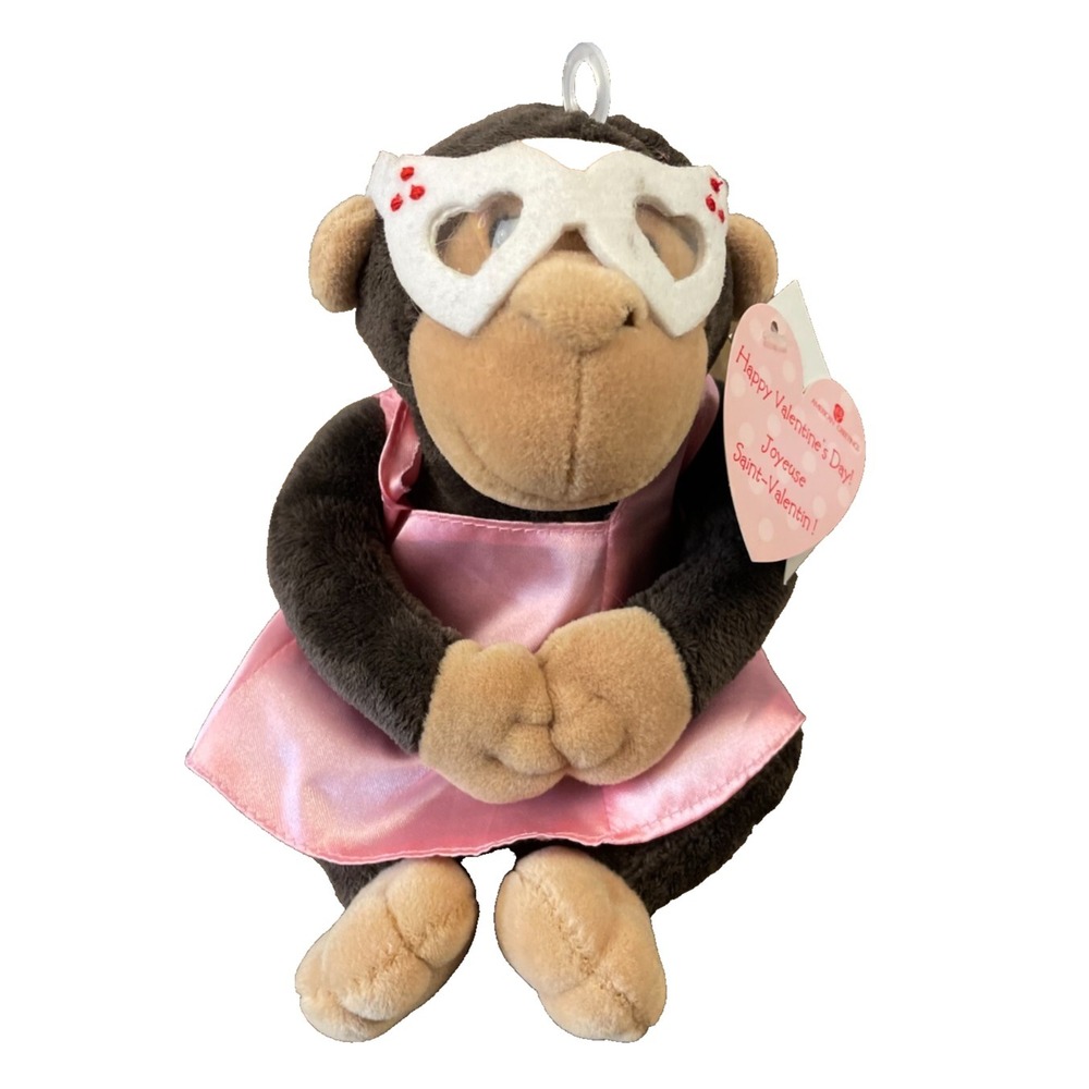 American Greetings Monkey Plush Heart Sunglasses Valentine's‎ Day Gift Walmart